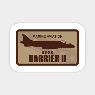 AV8B Harrier 2 Patch (desert subdued) Magnet