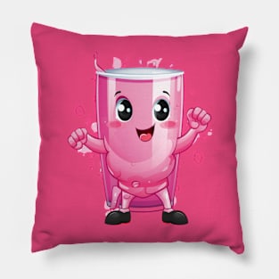 Soft drink cute T-Shirt cute giril Pillow