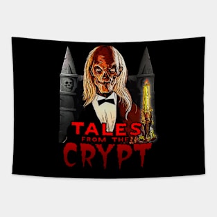 Cryptic Tales: Tribute to Tales from the Crypt Tee Tapestry