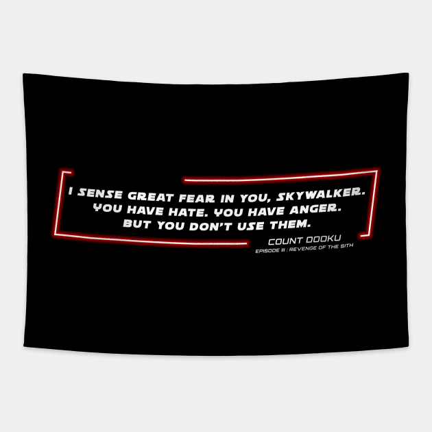 EP3 - CD - Fear - Quote Tapestry by LordVader693