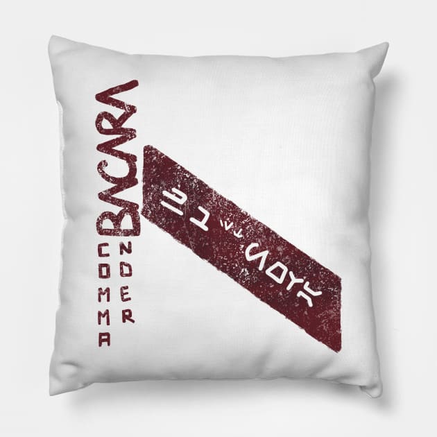 Commander Bacara Pillow by silverxsakura