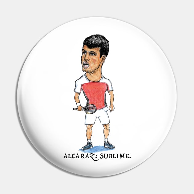 Carlos Alcaraz Pro tennis player Pin by dizzycat-biz