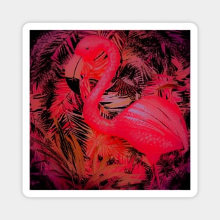 FLAMINGO,,House of Harlequin Magnet