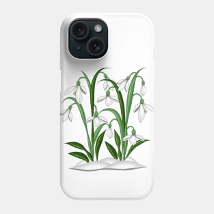 Snowdrops Phone Case