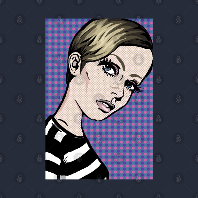 Twiggy Lichtenstein by FanboyMuseum