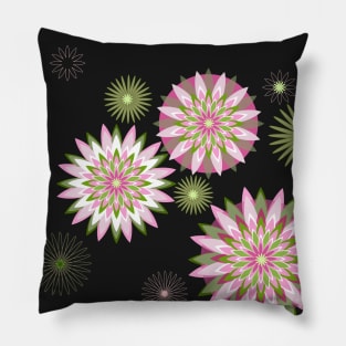 The universe is a floral mandala Pillow