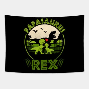 Father's Day Papa Saurus Rex Tapestry