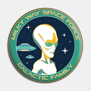 Milky Way Space Force - Galactic Family Pin