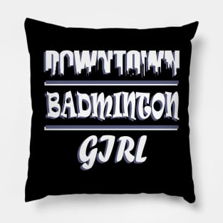 Badminton Shuttlecock Double Gift Sayings Pillow