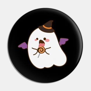 Cute ghost with Candy Pin