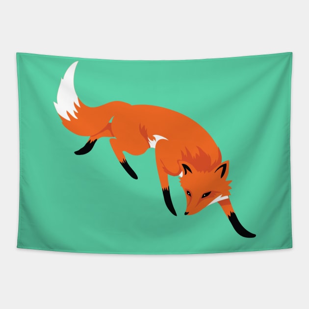 Stalking Fox Tapestry by SWON Design