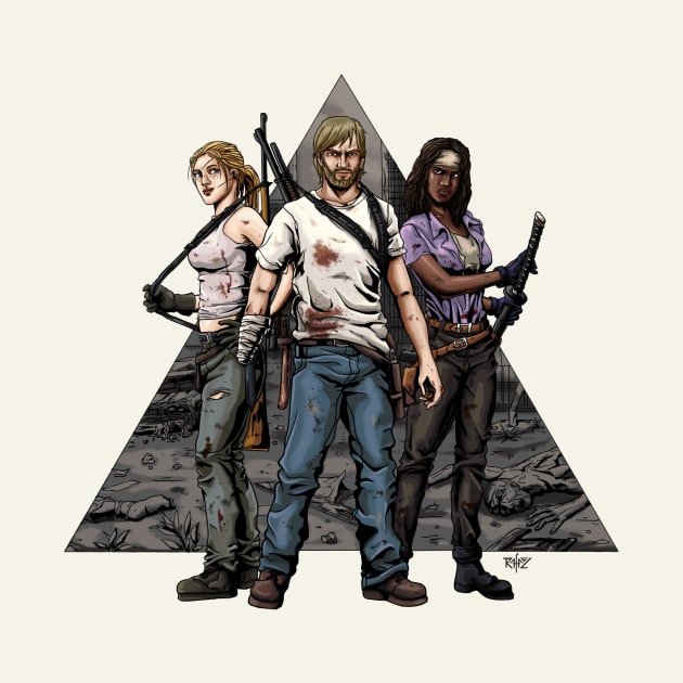 Walking Dead Trinity by DrWells