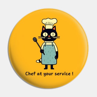 Chef at Your Service Pin