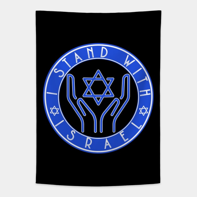 I stand with Israel Tapestry by Bellinna