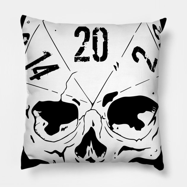 D20 SKULL Pillow by RoodCraft