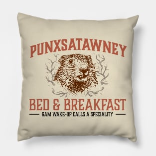 Punsatawney Bed and Breakfast Pillow