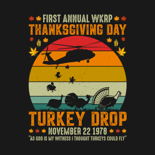 WKRP Turkey Drop T-Shirt