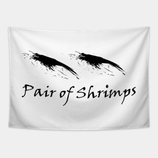 Pair of Shrimps Tapestry