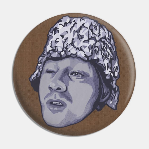 Limmy TinFoil Hat •• Original Drawing Fan Art Pin by unknown_pleasures