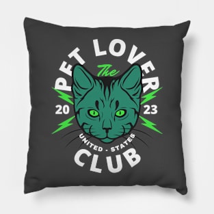 Cat Club T-Shirt Pillow