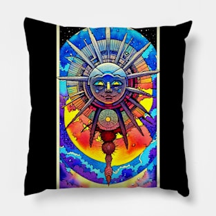 Sun Face Pillow