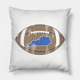 Kentucky State of Football Pillow