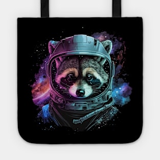 space raccoon Tote