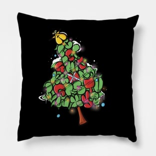 The Alphabet Christmas Tree Pillow