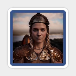 Viking Shield Maiden Magnet