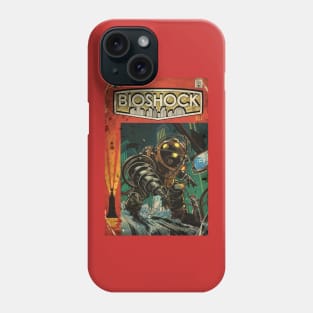 Bioshock Big Daddy Comic poster Phone Case