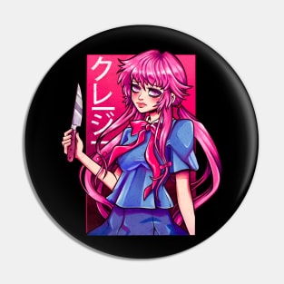 CRAZY PINK Pin