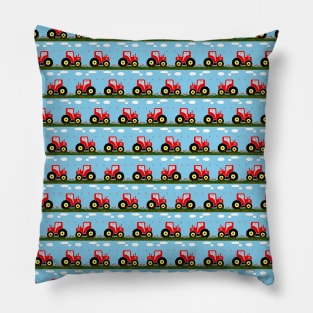 Toy tractor pattern Pillow