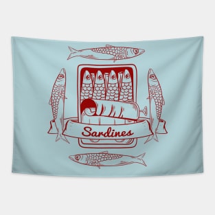 Sardines in a tin Tapestry