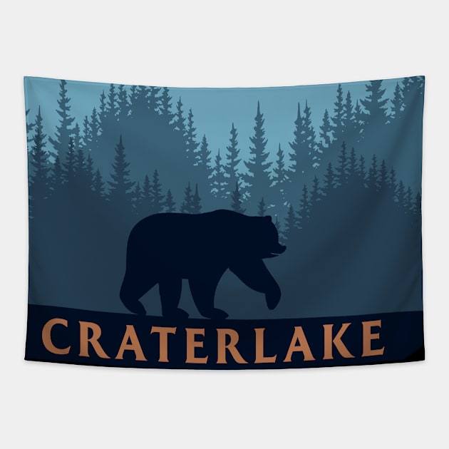 Crater lake National Park Tapestry by Tonibhardwaj