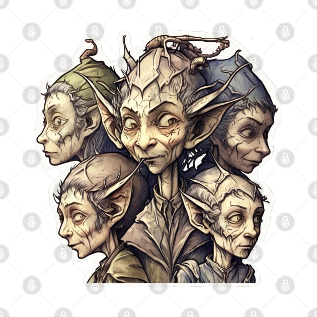 A Group of Elves by YeCurisoityShoppe