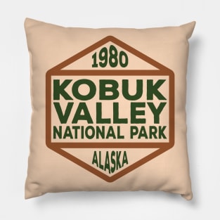 Kobuk Valley National Park badge Pillow