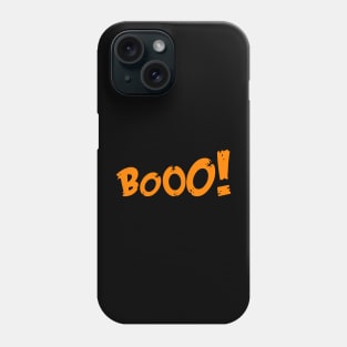 Booo - Funny Halloween Minimalistic Sarcastic Ghost Costume Phone Case