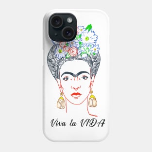 FRIDA KAHLO Mexican Feminist portrait Phone Case