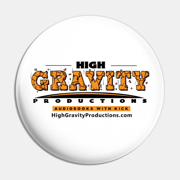 High Gravity Productions Pin by Audiobook Tees