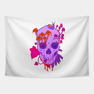 Growing Skull Tapestry