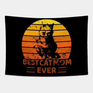 Best cat mom ever Tapestry