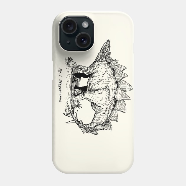 Figure One: Stegosaurus Phone Case by Philip A. Buck