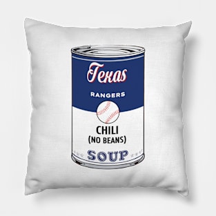 Texas Rangers Soup Can Pillow