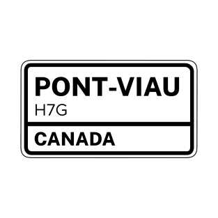 Pont Viau H7G Zip Code T-Shirt