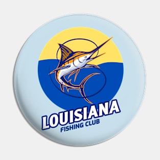 Louisiana Fishing Pin