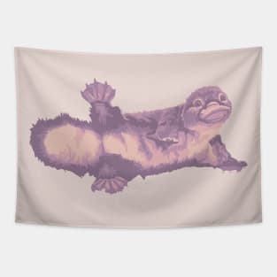 Pretty Pink Platypus Portrait Tapestry