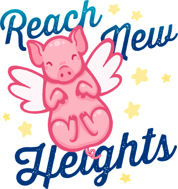 Reach New Heights Kids T-Shirt by macbendig0