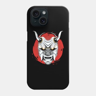 Samurai Mask Design Bushido Warrior Aesthetic Japanese Vintage Retro Phone Case