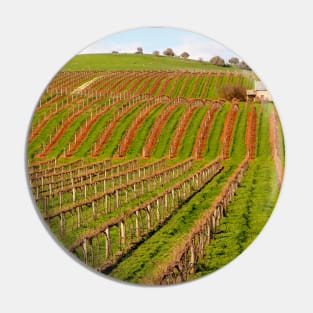 Australian Vineyard Landscape Pin