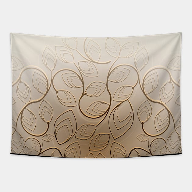 Organic Flower Field Tapestry by Danion